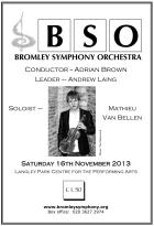 BSO Programme Nov 2013