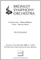 Programme Nov 2006